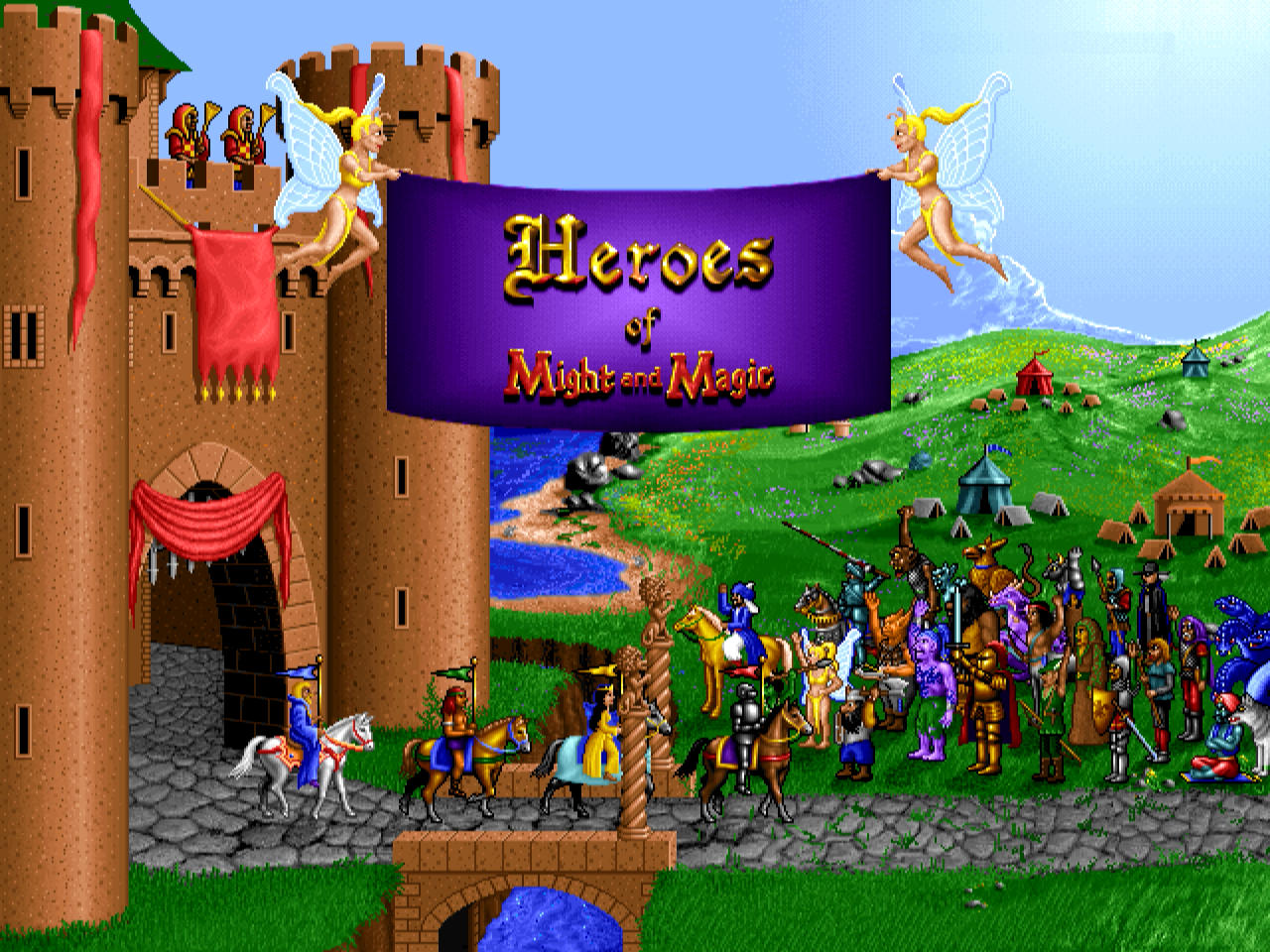 Heroes of Might and Magic title screen
