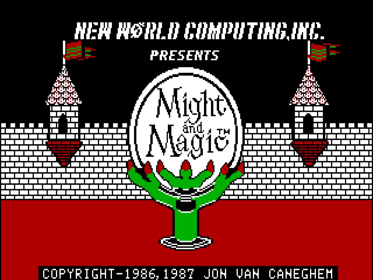 Might and Magic 1 title screen
